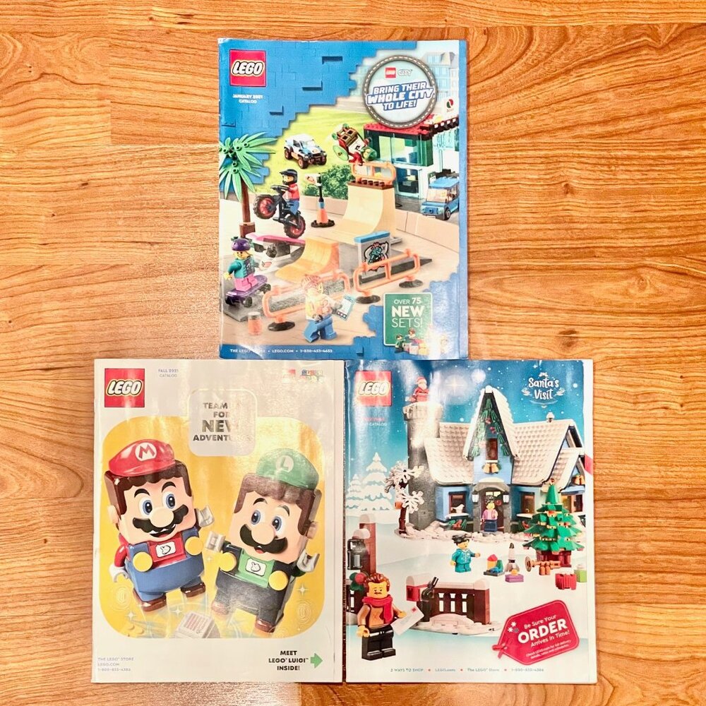 (3) Lego Shop at Home Catalogs Lots 2021